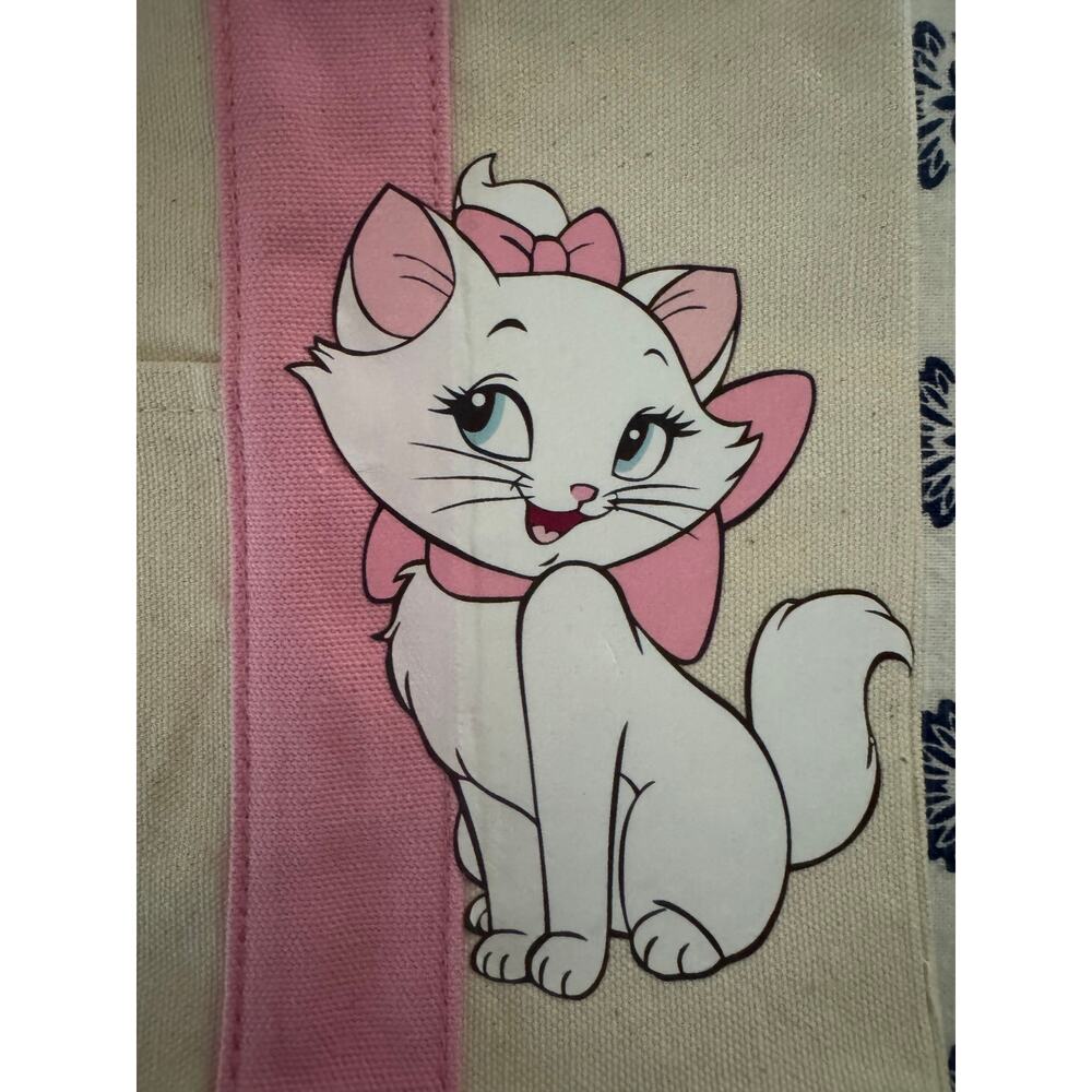 Disney Double Marie Pink Custom Made Trader Joes Mini Tote - Picture 4 of 16